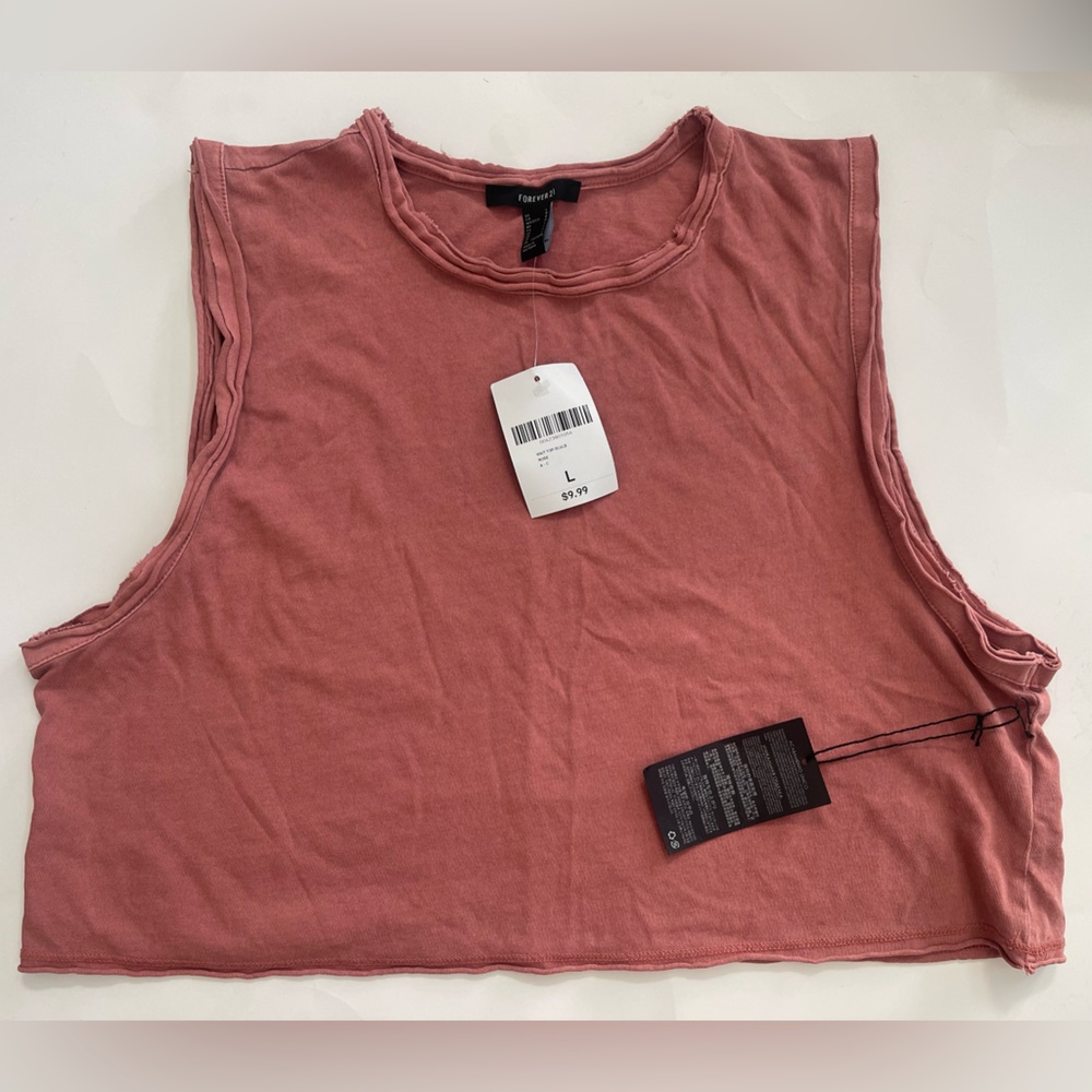 Brand New F21 Crop Top Muscle tank top